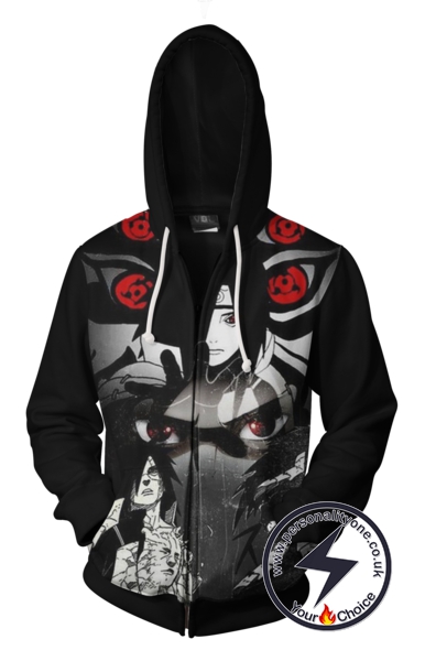 Naruto - Madara Uchiha ZipUp 3D - Naruto Hoodies Jackets